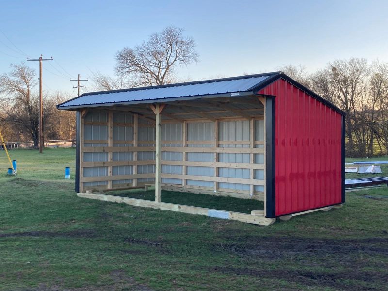 10x20 run in shed