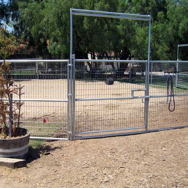 livestock fence panel and gate